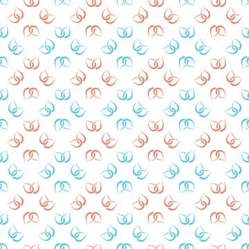 Abstract nature seamless pattern Stock Illustration