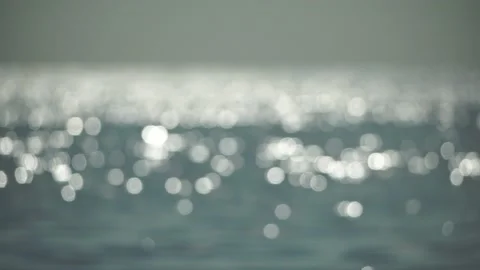 Abstract nature summer ocean sunset sea background. Small waves on water surface Stock Footage 197403372