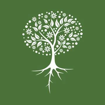 Abstract Nature Tree Stock Illustration