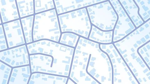 Abstract navigation plan of the urban area depicted. Concept of planning and Stock Illustration