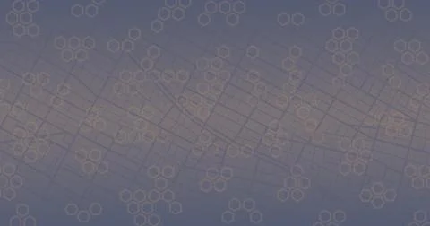 Abstract navigation plan of urban area. Generic city map with signs of streets Stock Illustration