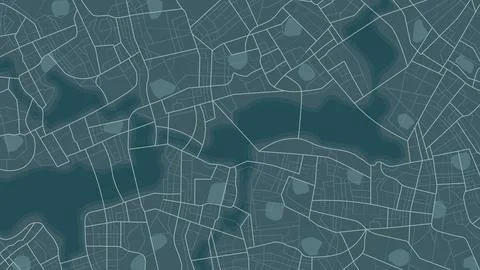 Abstract navigation plan of the urban area depicted as a simple scheme with Stock Illustration