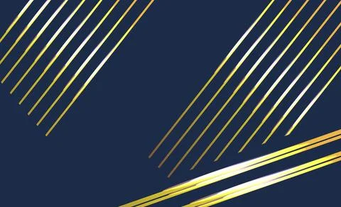 Abstract Navy Background With Gold Diagonal Lines Luxury Modern Graphic Des.. Illustrazione stock