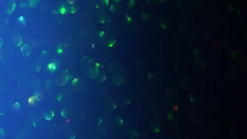 Abstract Navy Blue Bokeh Spheres Video stock 332074864