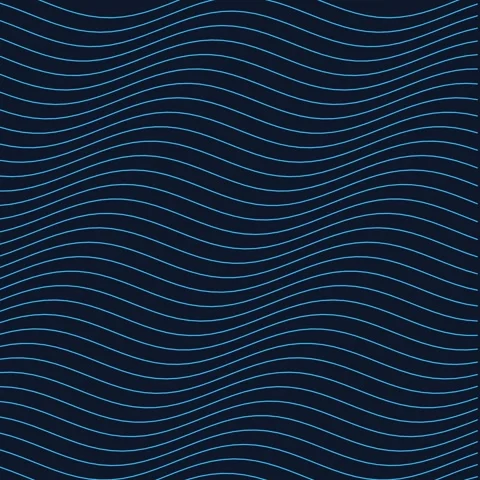 Abstract navy blue seamless wave background pattern for modern design Stock Footage 342523375