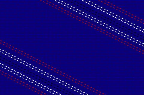 Abstract Navy Brick Background With Red White And Black Diagonal Dashed Str.. Illustrazione stock
