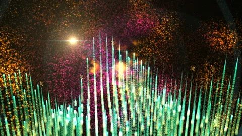 Abstract Nebula background with lines Stock Footage 144614250