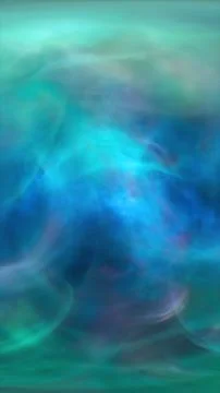 Abstract nebula cloud of blue and violet hues forming ethereal cosmic mist an Stock Illustration