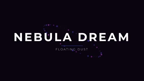 Abstract nebula dream loading sequence futuristic tech cinematic intro back.. Stock Footage 337656730