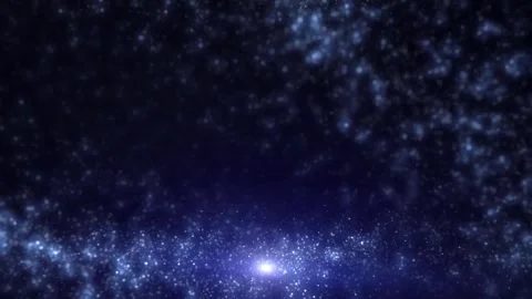 Abstract Nebula Particles Blue Space Motion Background Stock Footage 278287683