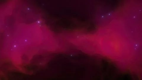 Abstract nebula with stars Illustrazione stock