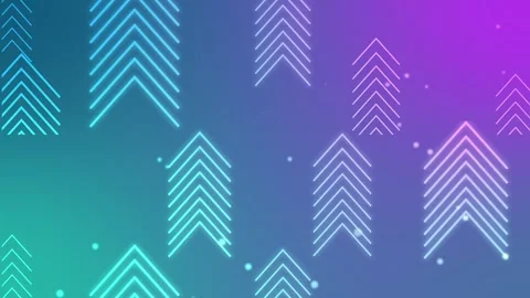 Abstract neon arrow pattern gradient background with glowing lines and soft.. Stock Footage 337085216