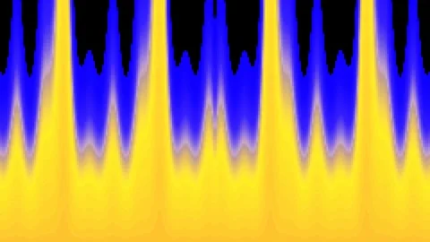Abstract Neon Audio Equalizer Sound Wave Graphic Visualization Background Stock Footage 337705880