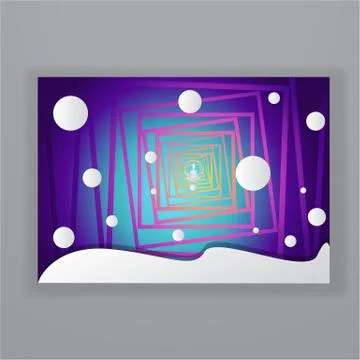 Abstract neon background 80's style, Stock Illustration