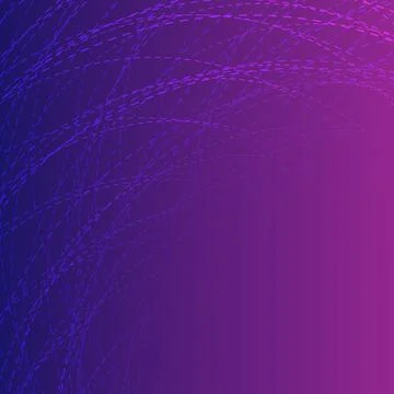 Abstract neon background with circular dashed lines Stock Illustration