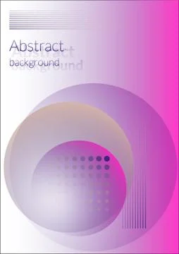 Abstract neon background with glowing ball Stock Illustration