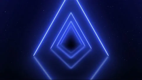 Abstract neon background looping tunnel Stock Footage 232550266
