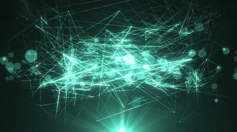 Abstract Neon Background With Rays Sparkles. Video stock 65431409