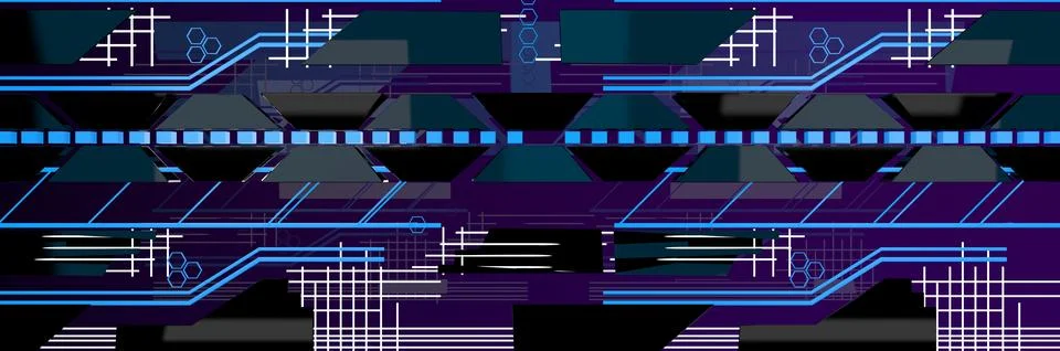 Abstract neon background,sci-fi,3d render. Stock Photos