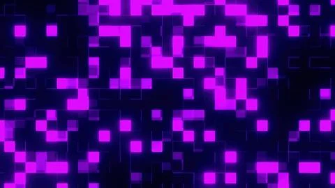 Abstract neon blocks Stock Illustration