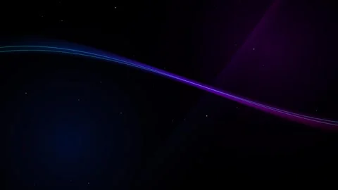 Abstract neon blue and purple wave moving through dark space background wit.. Stock Footage 345572753