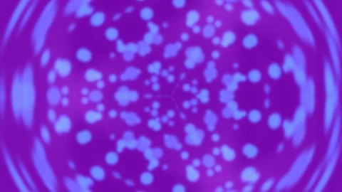 Abstract Neon Blue Bokeh Circle Background Loop Stock Footage 336766696