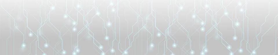 Abstract neon blue grey tech circuit board lines background 스톡 일러스트