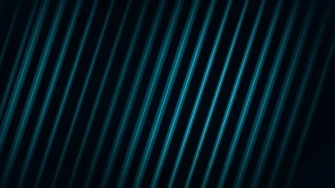 Abstract Neon Blue Light Streaks Background - Futuristic Tech Wave Loop Stock Footage 336836658