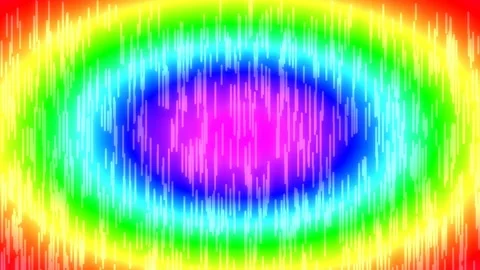 Abstract neon blue purple light streaks digital background glow tech pattern Stock Footage 337707769