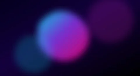Abstract Neon Bokeh Background with Purple and Blue Glowing Light Orbs Stock Footage 334720595