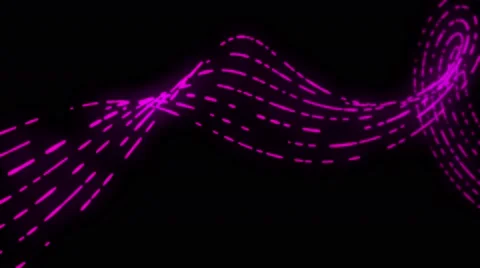 Abstract neon bright broken line background loop purple Stock Footage 63055015