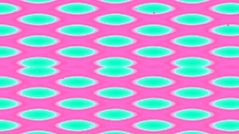 Abstract Neon Bubble Pattern Background Loop - Psychedelic Hypnotic Wallpaper Stock Footage 336504315