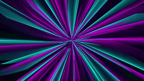 Abstract Neon Chromatic Pulse Seamless motion  Loop Stock-Footage 343201934