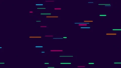 Abstract Neon Chromatic Pulse Seamless motion Loop Stock-Footage 343201966