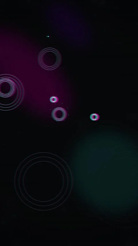 Abstract Neon Circle Background for Technology Data Visualization and Motio.. Stock Footage 345487842