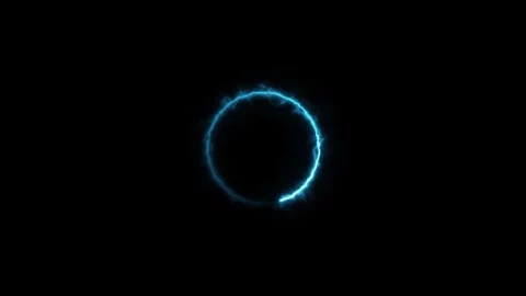 Abstract neon circle loading bar icon animated on background. Stock Footage 332959906