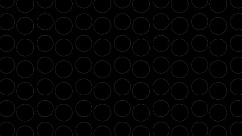 Abstract neon circles are going. Colorful led rounds background LOOP animation. Video stock 113854102