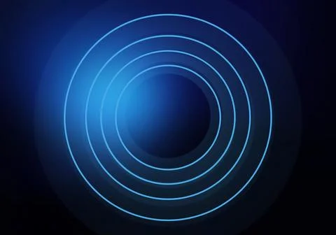 Abstract neon circles background concept series イラスト素材