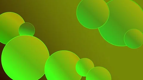 Abstract neon circles on a dark gradient background modern glowing bubble d.. Stock Footage 339282833