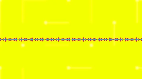 Abstract Neon Circuit Board Pattern on Purple Background with Glowing Dots Stock Footage 332501940