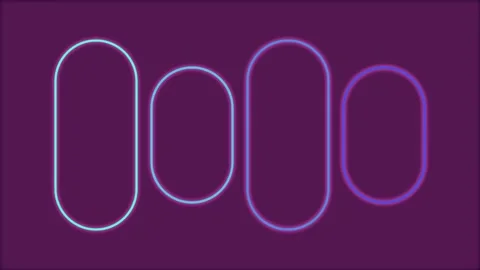 Abstract Neon Circuit Flow Seamless motion Loop Stock-Footage 343202006