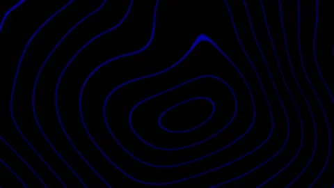 Abstract Neon Contour Lines Dark Motion Background Stock Footage 325195997