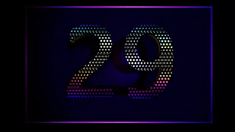 Abstract Neon countdown timer 60 to 0 . 60 seconds timer clock icon animate. Vídeos de archivo 277185478