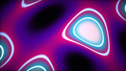 Abstract Neon Cyberpunk Liquid Background Stock Footage 339280156