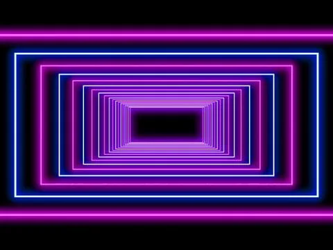 Abstract neon design background. 3D illustration. Stock Illustration