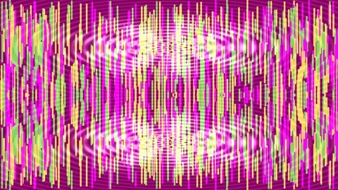 Abstract neon digital equalizer wave pattern for technology visualization b.. Stock Footage 336533303