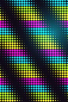 Abstract Neon Dot Pattern Background 스톡 일러스트