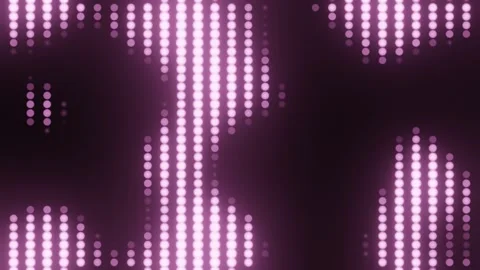 Abstract Neon Dotted Audio Equalizer Waveforms Seamless Loop Background Video stock 335772378