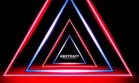 Abstract neon effect Stock Illustration