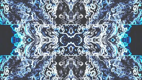 Abstract neon electric symmetrical motion background Stock Footage 337938951